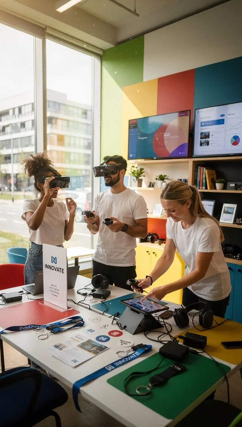 Een modern ontvangstgebied met comfortabele meubels en een open indeling voor een warme welkom.